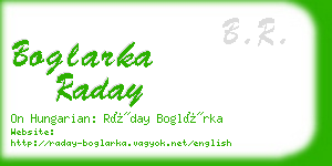 boglarka raday business card